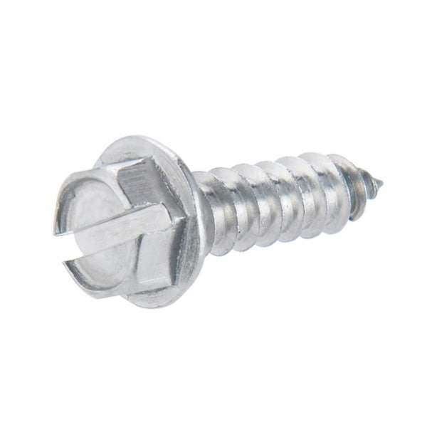 Hillman Sheet Metal Screw, #12 x 3/4 in, Zinc Plated Stainless Steel Flange Hex Head Hex Drive, 100 PK 5204037 - main